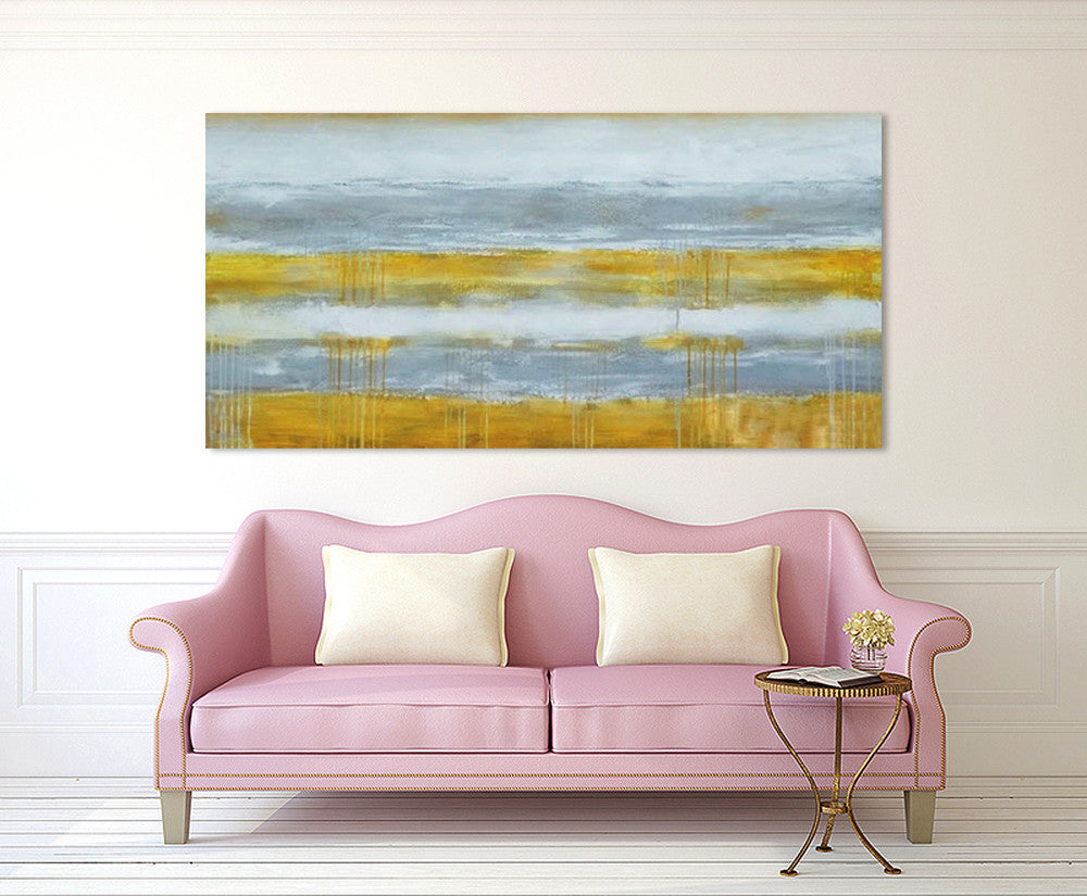 Yellow Lines on the wall