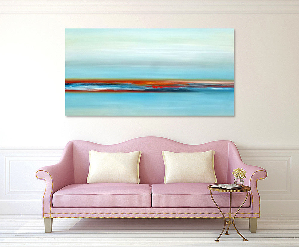 Blue Calm  on the wall