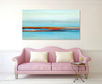 Blue Calm  on the wall