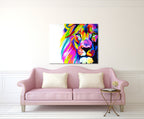 Lion on the wall