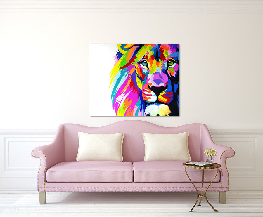 Lion on the wall
