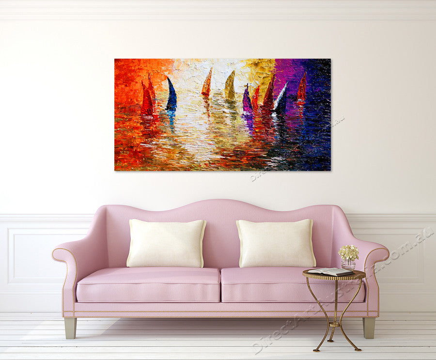 Knife Painting FA92539 on the wall