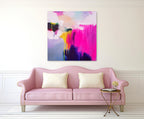 Magenta on the wall