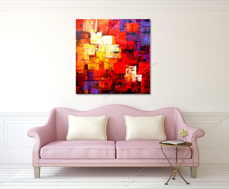 Knife Painting AF42 on the wall