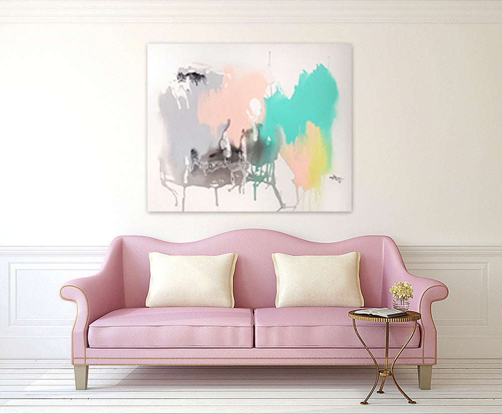 Calm Splashes on the wall