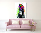 Colorful Horse on the wall