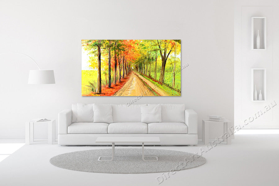 Knife Painting SAH059 on the wall