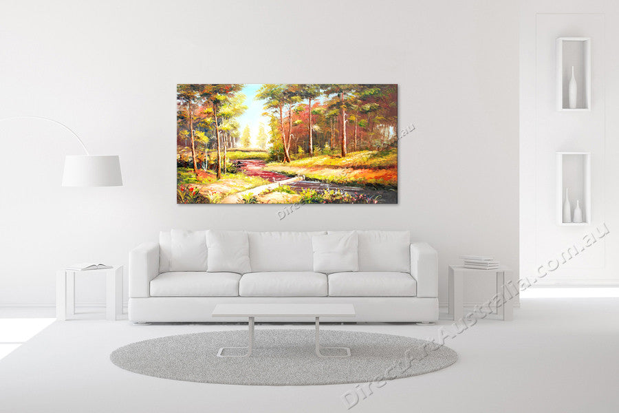 Knife Painting YA1339 on the wall
