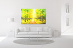 Knife Painting YA1328 on the wall