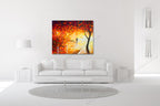 Knife Painting SAH086 on the wall