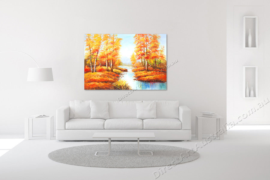 Knife Painting YA1349 on the wall