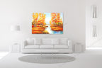 Knife Painting YA1349 on the wall