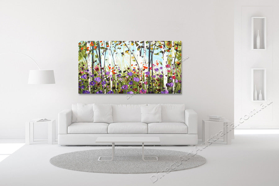 Knife Painting SAH119 on the wall