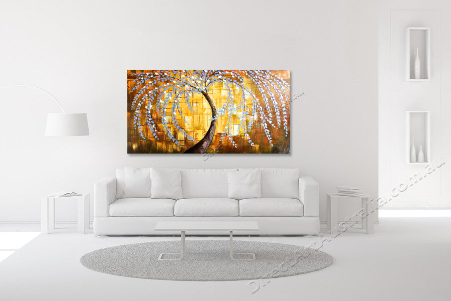 Knife Painting SAH142 on the wall