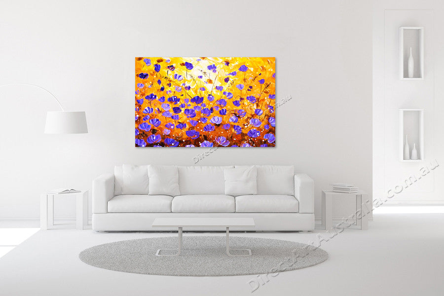 Knife Painting YA1017 on the wall