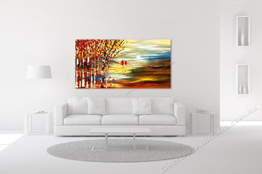 Knife Painting SAH005 on the wall