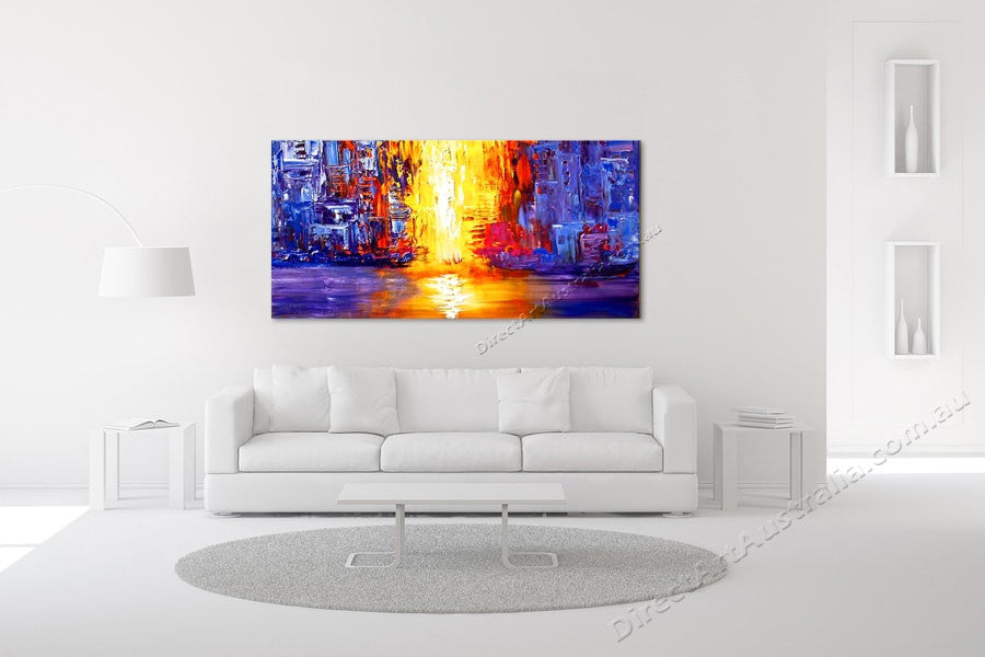 Knife Painting FA76710 on the wall
