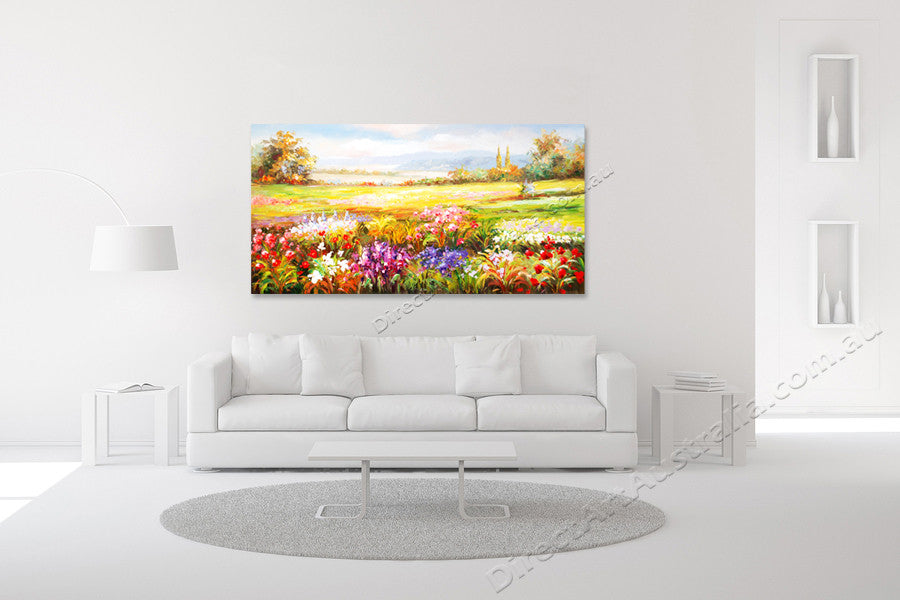 Knife Painting YA1357 on the wall