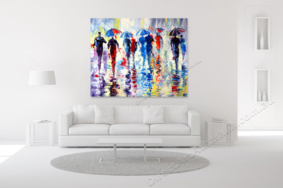Knife Painting SAH093 on the wall
