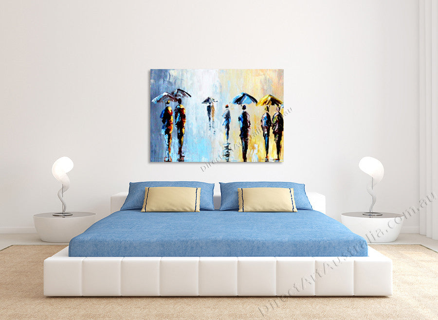 Knife Painting AF45 on the wall