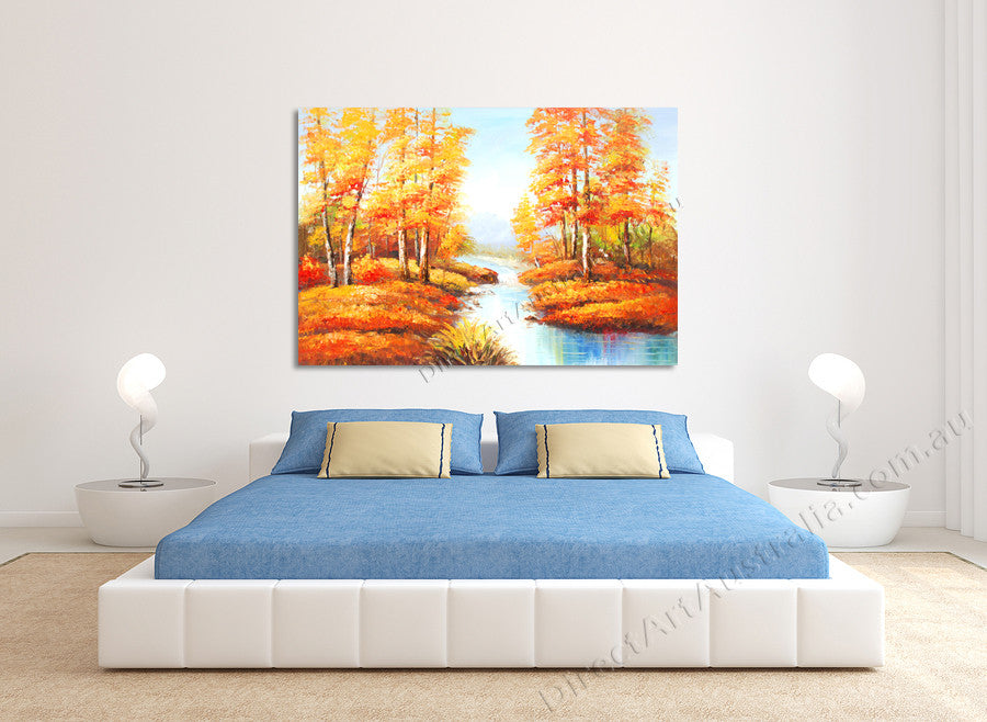 Knife Painting YA1349 on the wall