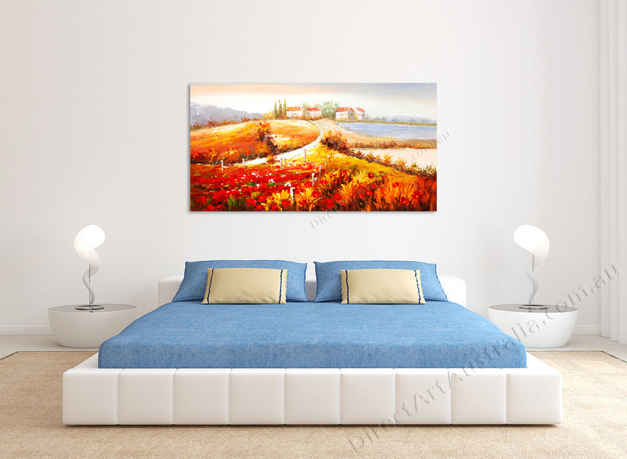 Knife Painting YA1336 on the wall