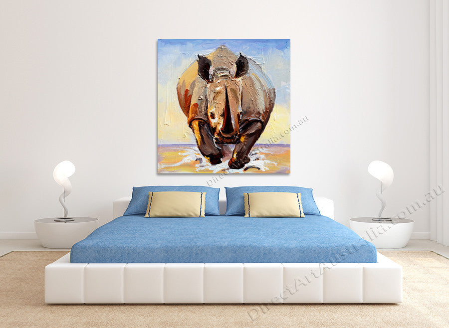 Knife Painting YA473 on the wall