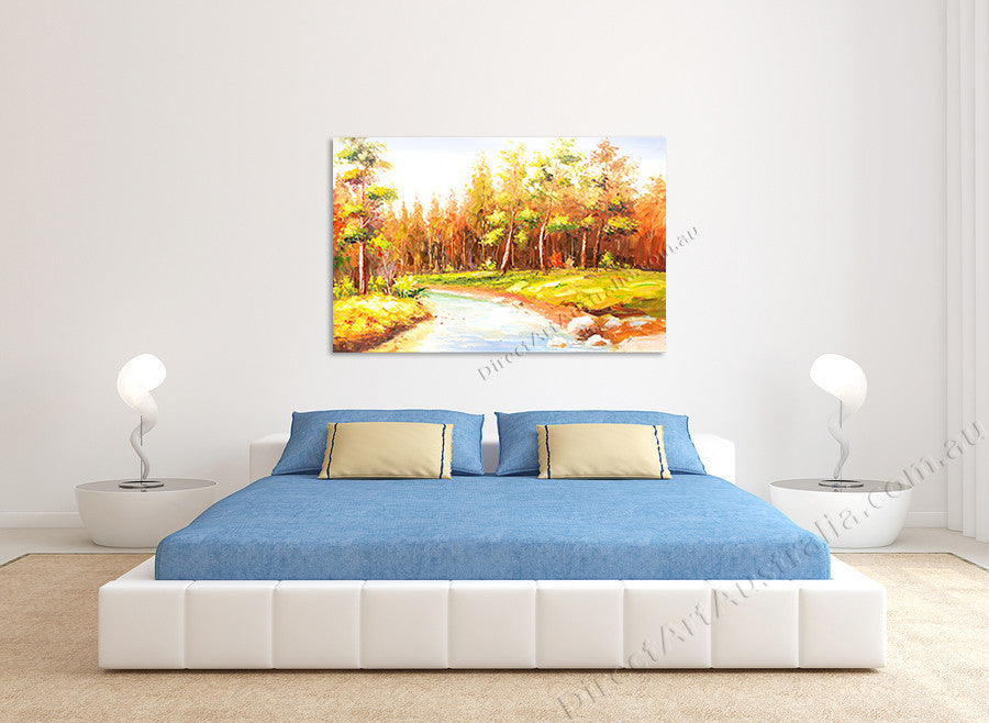 Knife Painting YA1344 on the wall