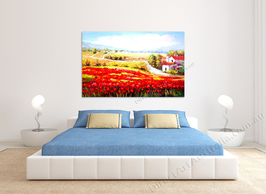 Knife Painting YA1352 on the wall