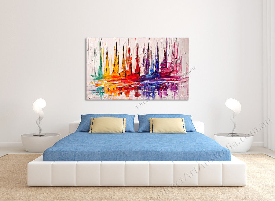 Knife Painting FA074 on the wall