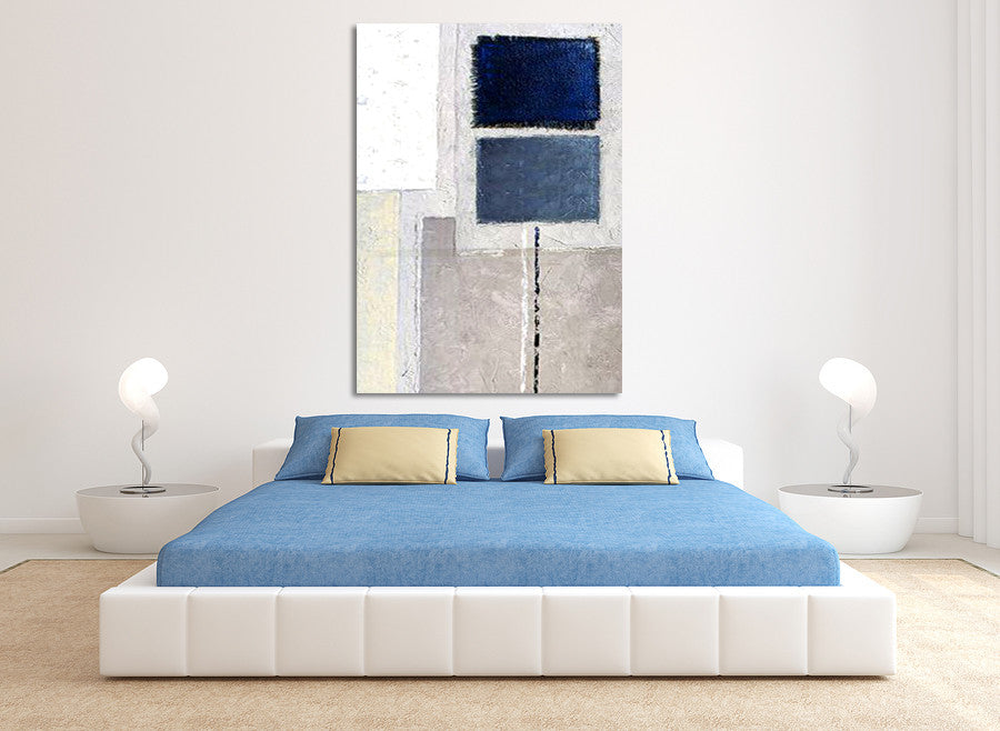 Shade of Blue on the wall