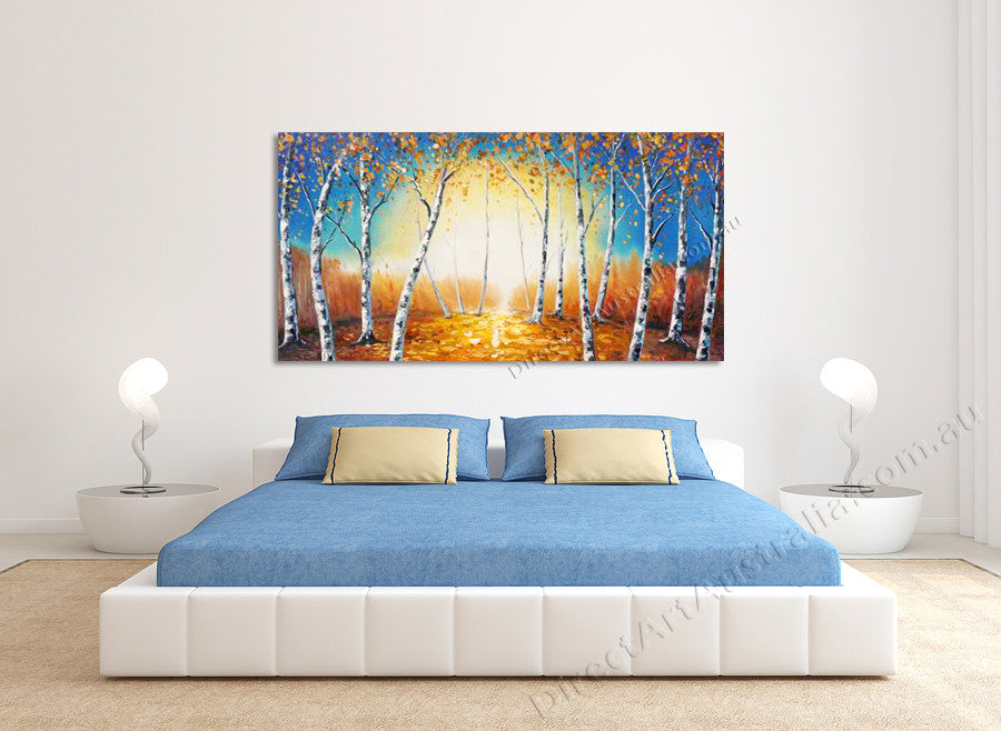 Knife Painting SAH001 on the wall