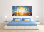 Knife Painting SAH001 on the wall