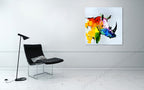 Knife Painting YA471 on the wall