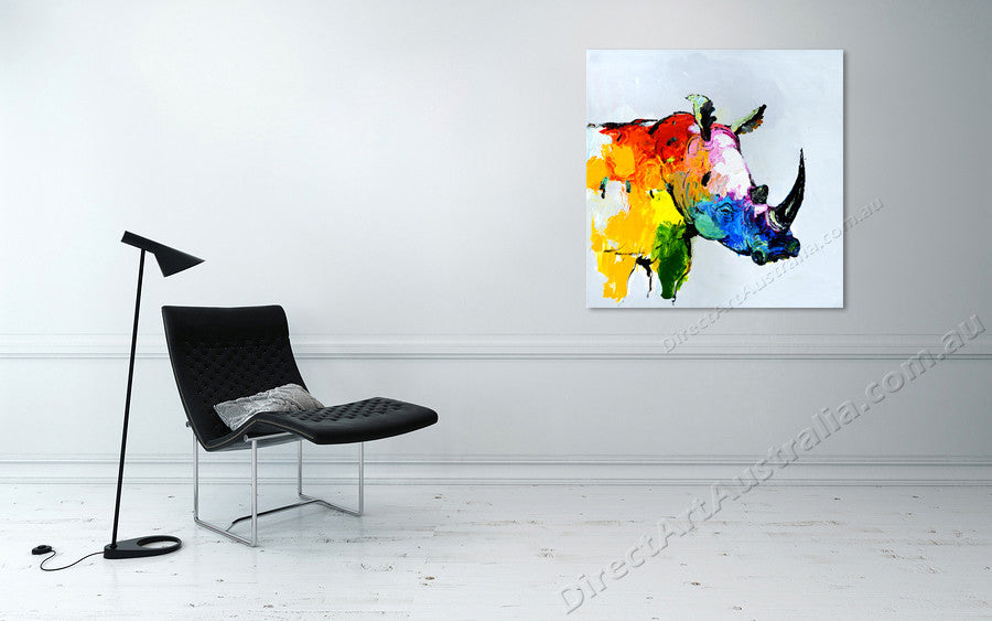 Knife Painting YA471 on the wall