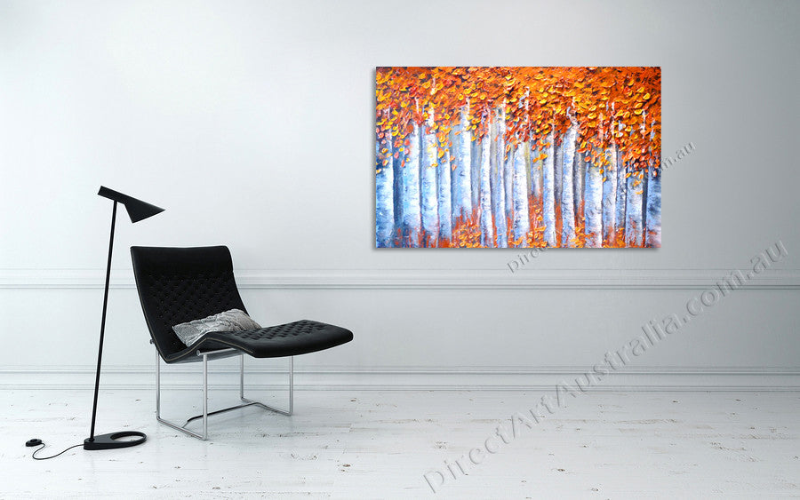 Knife Painting SAH048 on the wall