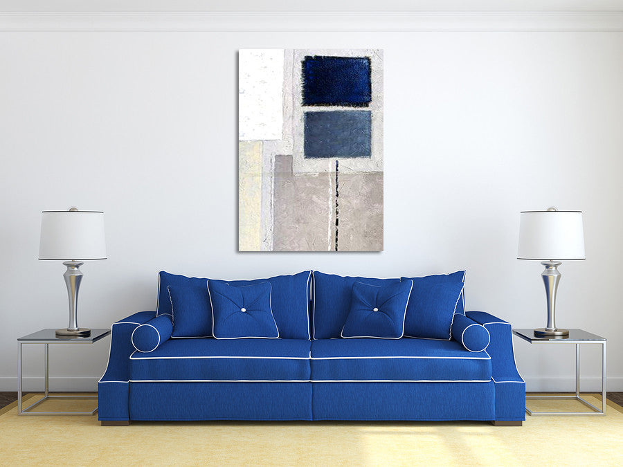 Shade of Blue on the wall