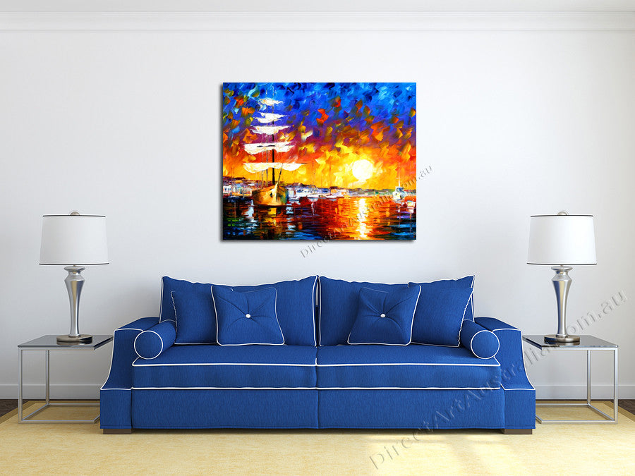 Knife Painting FA058 on the wall