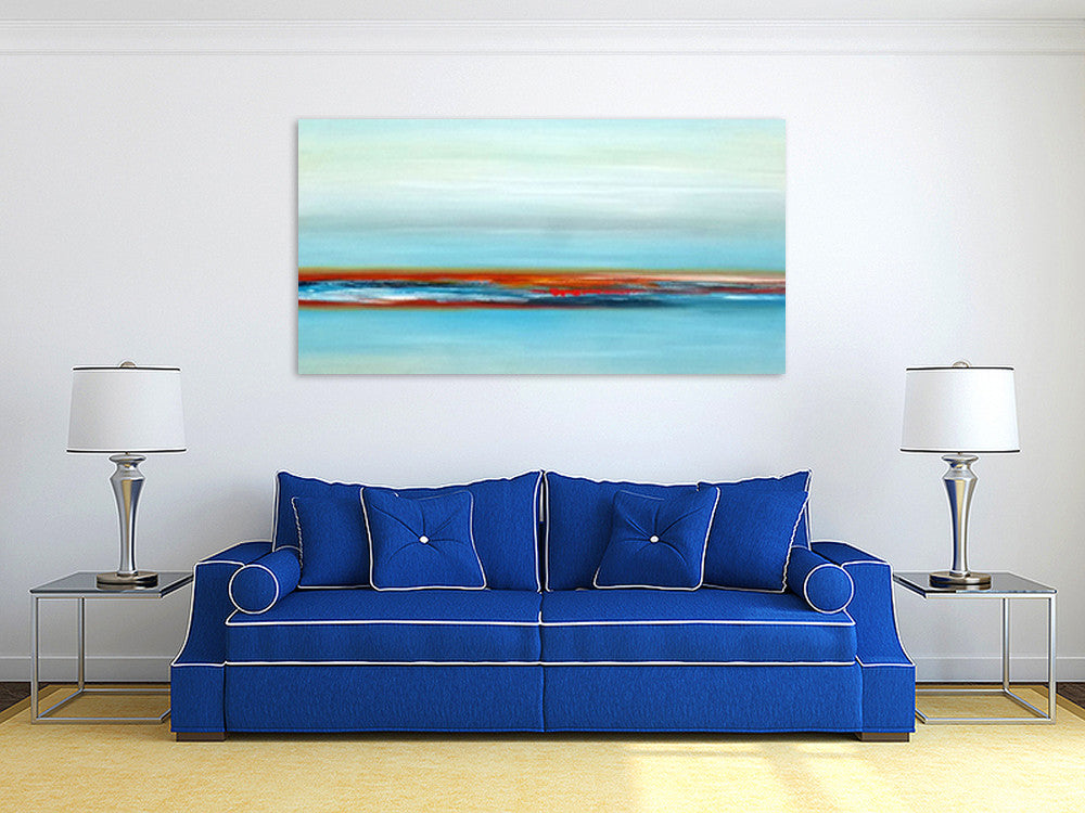 Blue Calm  on the wall