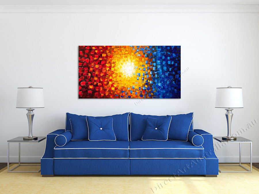 Knife Painting FA76640 on the wall