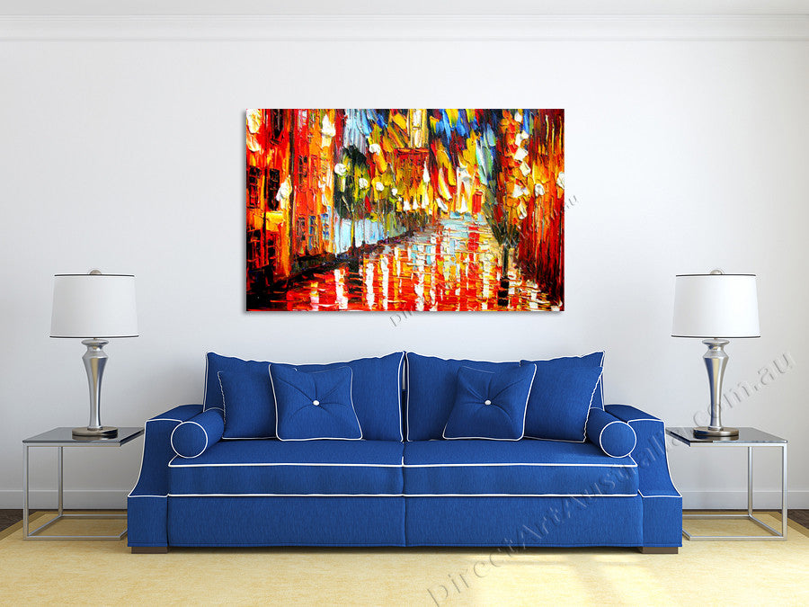 Knife Painting SAH020 on the wall