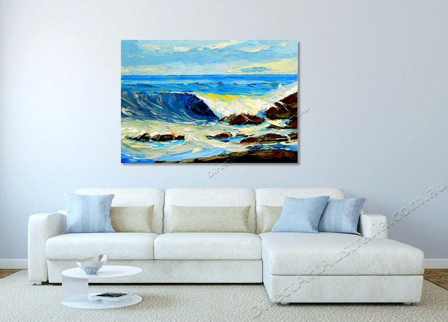 Knife Painting AF37 on the wall