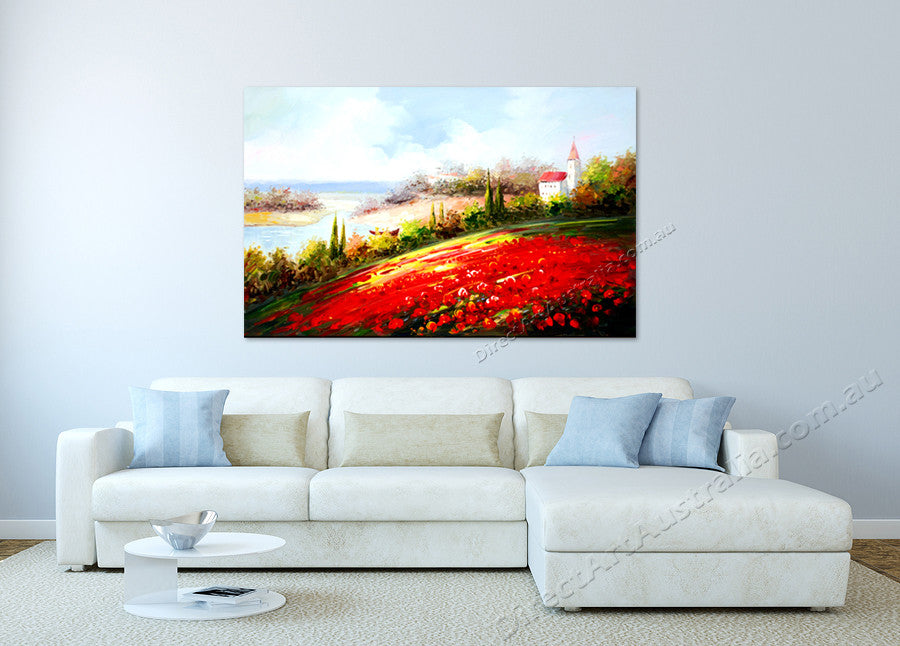 Knife Painting YA1355 on the wall
