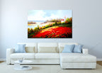 Knife Painting YA1355 on the wall