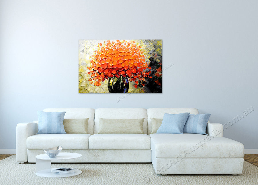 Knife Painting YA1033 on the wall