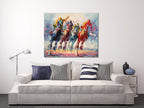 Polo on the wall