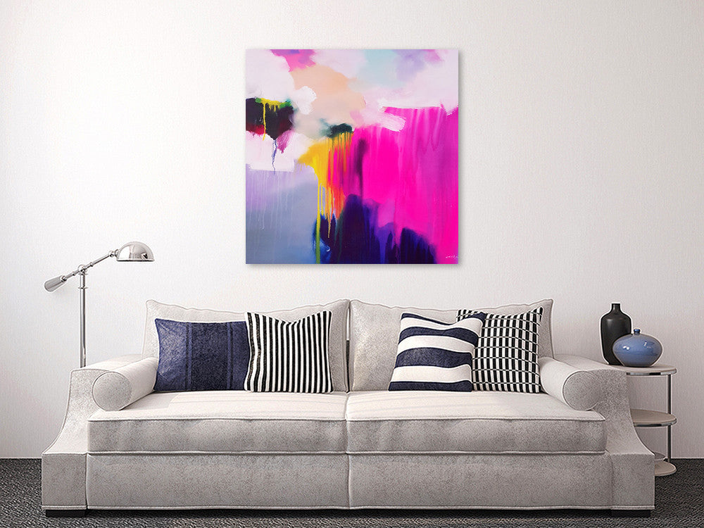 Magenta on the wall