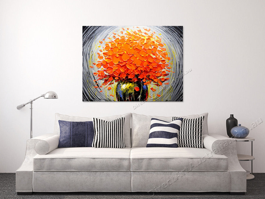 Knife Painting YA1026 on the wall