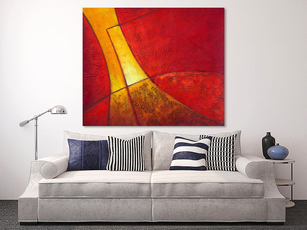 Golden Road on the wall
