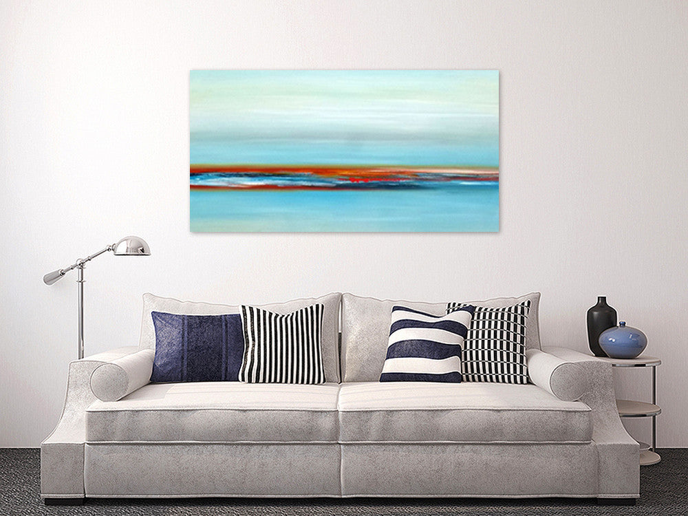 Blue Calm  on the wall